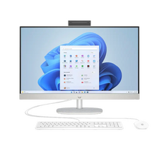 Computer All-in-One HP 27-cr1031ci, 27", Intel Core Ultra 7 155U, 16GB/512GB, FreeDOS, Shell White