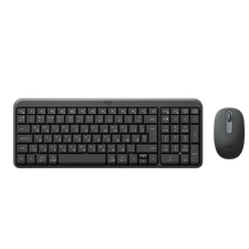 Set Tastatură + Mouse Logitech MK250, Fără fir, Negru