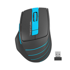 Mouse Wireless A4Tech FG30S, Gri/Albastru