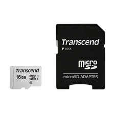 Card de Memorie Transcend microSDHC 300S, 16GB (TS16GUSD300S-A)