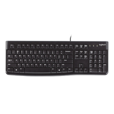 Tastatură Logitech K120, Cu fir, Negru