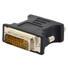 Adaptor Video Cablexpert A-DVI-VGA-BK, DVI-I (M) - VGA D-Sub (F), Negru