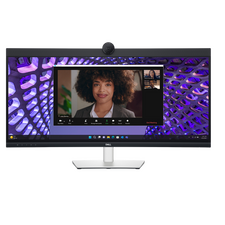 34" Monitor DELL P3424WEB, IPS 3440x1440 WQHD, Negru | Argintiu