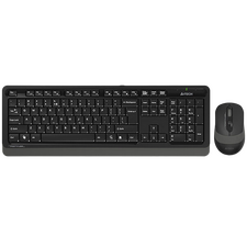 Set Tastatură + Mouse A4Tech FG1010S, Fără fir, Gri