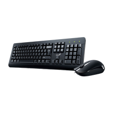 Set Tastatură + Mouse Genius KM-160, Cu fir, Negru