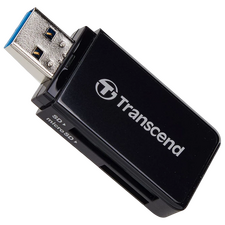 Cititor de carduri Transcend TS-RDF5, USB Type-A, Negru