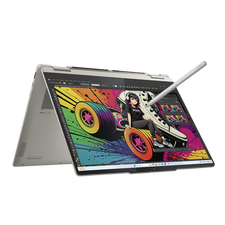 Laptop 14" Lenovo Yoga 7 2-in-1 14APK10, Seashell, AMD Ryzen AI 5 340, 24GB/1024GB, Fără SO