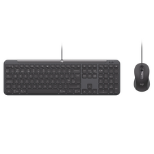 Set Tastatură + Mouse Logitech Signature Slim MK620, Cu fir, Negru