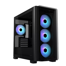 Carcasă PC ASUS A23 PLUS TG ARGB, Mini-Tower, Negru
