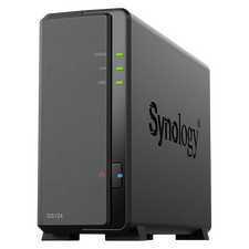 Stocare atașată la rețea SYNOLOGY DS124, Negru