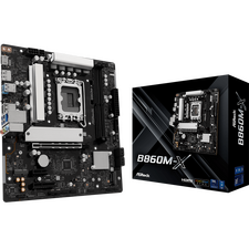 Материнская плата ASRock B860M-X, LGA1851, Intel B860, Micro-ATX