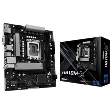 Материнская плата ASRock H810M-X, LGA1851, Intel H810, Micro-ATX