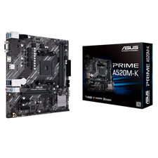 Placă de bază ASUS PRIME A520M-K, AM4, AMD A520, Micro-ATX