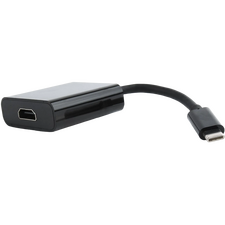 Adaptor Video Cablexpert A-CM-HDMIF-01, Type-C - HDMI (F), 0,15m, Negru