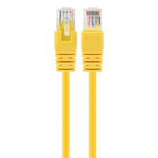 Patch cord Cablexpert PP12-0.5M/Y, CAT5e UTP, 0,5m, Galben
