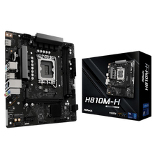 Материнская плата ASRock H810M-H, LGA1851, Intel H810, Micro-ATX