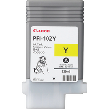 Cartuș de cerneală Canon PFI-102, 130ml, Galben