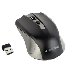 Mouse Wireless Gembird MUSW-4B-04-GB, Gri/Negru