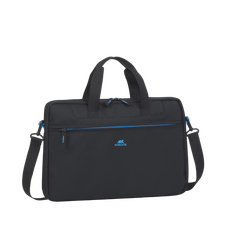 Geantă pentru Laptop RivaCase Regent, 15.6", Poliester, Negru