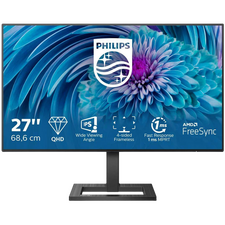27" Monitor PHILIPS 275E2FAE, IPS 2560x1440 WQHD, Negru