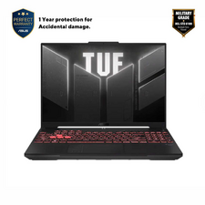 Laptop Gaming 16" ASUS TUF Gaming A16 FA607NUG, Mecha Gray, AMD Ryzen 7 7445HS, 16GB/1024GB, Fără SO