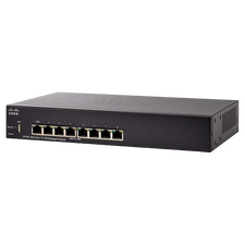 Switch de rețea Cisco SF350-08, 8x 10/100 Mbps