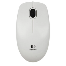 Mouse Logitech B100, Alb