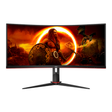34" Monitor Gaming AOC CU34G2XP/BK, VA 3440x1440 WQHD, Negru
