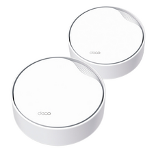Whole-Home Mesh Dual Band Wi-Fi 6 System TP-LINK, "Deco X50-PoE(2-pack)", 3000Mbps, MU-MIMO, 2.5Gbps