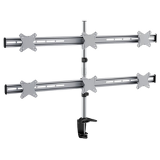 Suport birou pentru monitoare Reflecta PLANO Desk 23-1010S, Argintiu