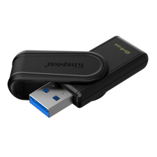 USB Flash накопитель Kingston DataTraveler Exodia S, 64Гб, Чёрный