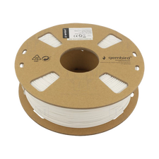 Filament pentru imprimantă 3D Gembird 3DP-PLA-01-MTW, PLA, Alb Mată, 1.75 mm, 1kg