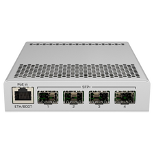 Comutator Router MikroTik CRS305-1G-4S+IN, Argintiu