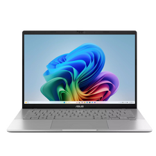 Laptop 14" ASUS Vivobook S 14 OLED M3407HA, Cool Silver, AMD Ryzen 5 220, 16GB/512GB, Fără SO