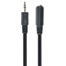 Cablu audio Cablexpert CCA-423, 3.5mm 3-pin (F) - 3.5mm 3-pin (M), 1,5m, Negru