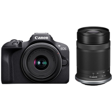Aparat Foto Mirrorless Canon EOS R100 & RF-S 18-45mm f/4.5-6.3 IS STM & RF-S 55-210mm f/5-7.1 IS STM KIT