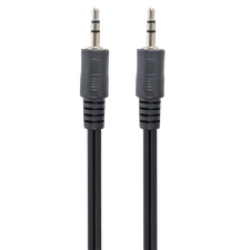 Audio Cable Cablexpert CCA-404-2M, 3.5mm 3-pin (M) - 3.5mm 3-pin (M), 2m, Negru