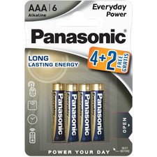 Baterii Panasonic LR03REE, AAA, 6buc.