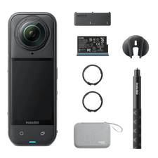 Cameră Video Sport Insta360 X5 Essentials Bundle, Negru