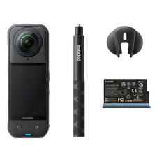 Cameră Video Sport Insta360 X5 Starter Bundle, Negru