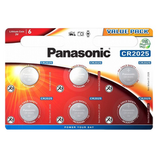 Baterii rotunde Panasonic CR-2025EL, CR2025, 6buc.