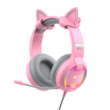 Căști gaming Havit H2233d, Cu fir, Roz