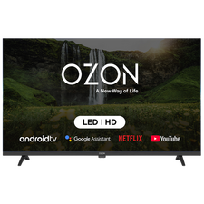 32" LED SMART TV OZON H32S6000R, 1366x768 HD, Android TV, Negru