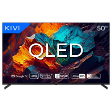 50" QLED SMART TV KIVI 50U720QB, 3840x2160 4K UHD, Google TV, Negru