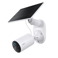 Camera de supraveghere Smart + Panou solar TP-LINK TAPO C410 KIT, Alb