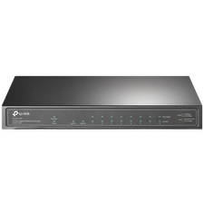 10-port 10/100/1000Mbps POE+ Switch TP-LINK "TL-SG1210P", 8 PoE+ ports, 63W Budget, SFP, Steel Case