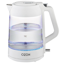 Fierbător electric OZON EKC-1705A-GS, Alb