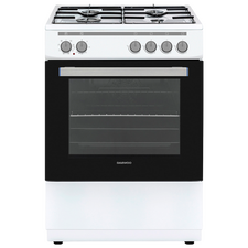 Aragaz Mixt Daewoo F66CGNTE22WNM, Alb