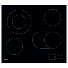 Plita incorporabilă electrică Whirlpool AKT 8210 LX, Negru