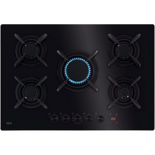 Газовая варочная панель AEG HKB75453NB, Чёрный
